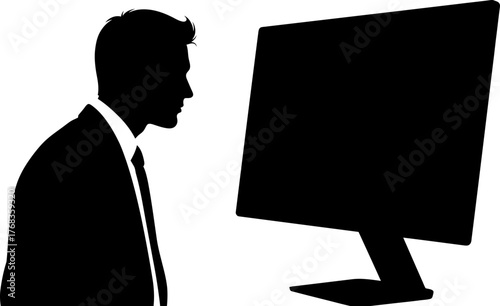 strategic visionary analyzes data, charting a course for business success