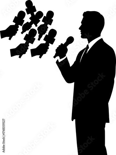 amplified message confronts scrutiny, shaping narratives in the public sphere