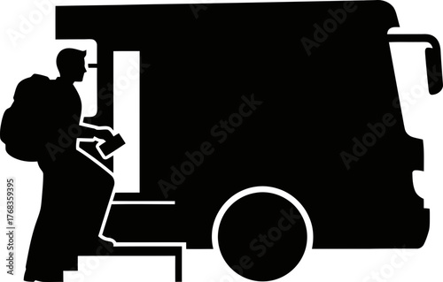 adventure beckons solo explorer boards bus, journeys new chapter begins