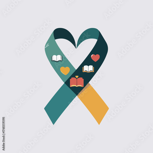 National Philanthropy Day vector set with charity marathon, global volunteers, donation kits, gift-giving, helping elderly, and social impact art