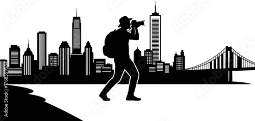 city photographer frames grand metropolis, capturing urban tales, wanderlust ignites