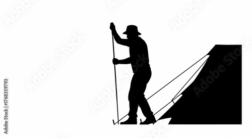 adventure unfolds setting up camp, forging independence, embracing the wild unknown