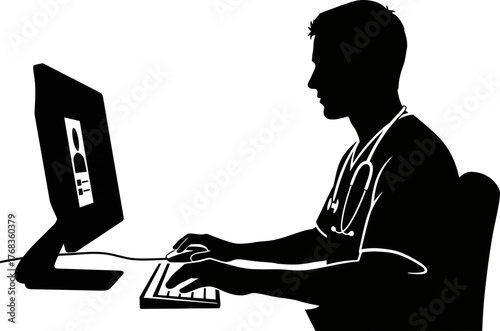 physicians digital interface managing critical patient data and healthcare workflow