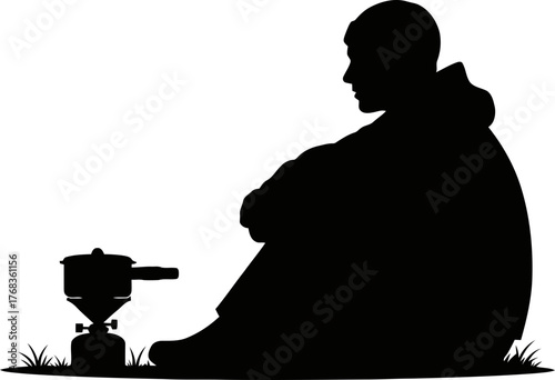 wilderness hearth solitary wanderer finds respite beneath open skies