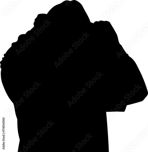 vigilant preparation individual readies vital protective gear for challenges ahead