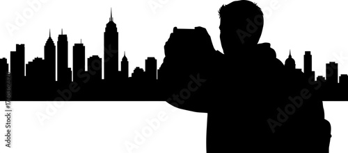 capturing citys soul silhouette photographs urban sprawl with digital eye