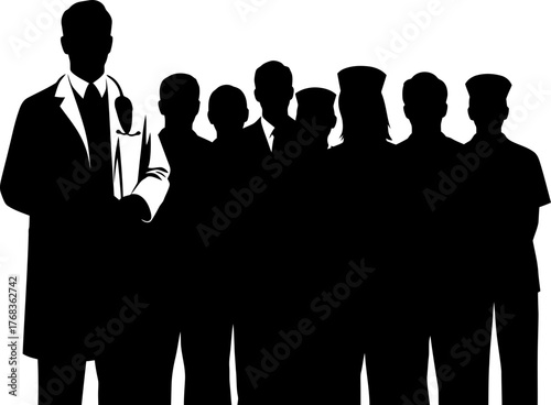 united medical professionals lead, providing essential, compassionate, dedicated healthcare services