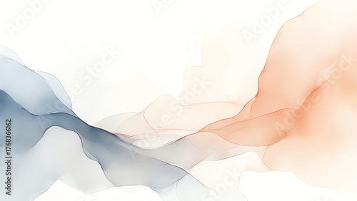 Simple, seeping watercolor texture; dreamlike and soft