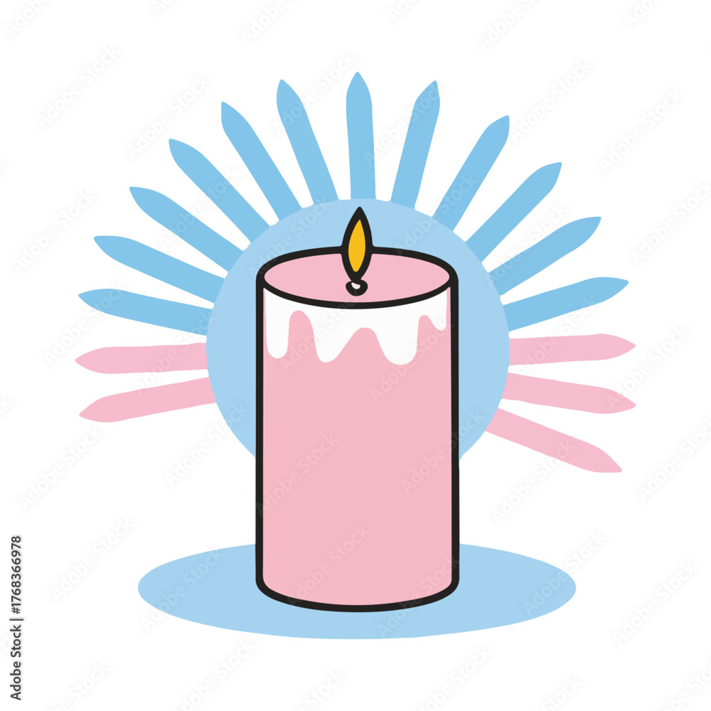 Obraz premium Transgender Day of Remembrance social media vector with quote placeholder, candle glow, heart ribbon, and abstract skyline design
