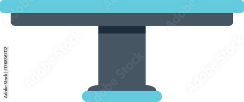 Modern surgical table highlighting advanced medical technology and operating room equipment