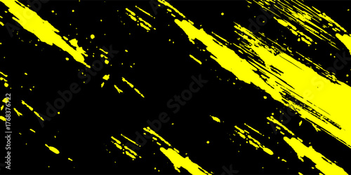 Dots halftone yellow and dark blue color pattern gradient grunge texture background. Dots pop art sport style vector illustration