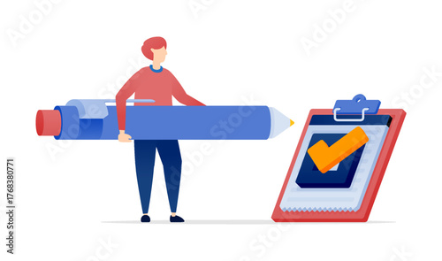 Completing polls and voting decisions on digital boards