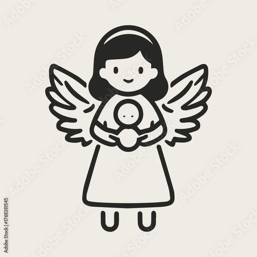 Purple ribbon and baby silhouette vector design pack for World Prematurity Day, preterm birth awareness, healthcare and charity campaign art