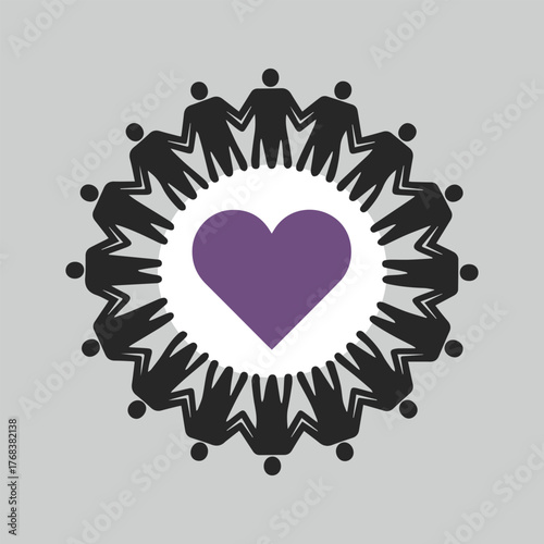 Purple ribbon and baby silhouette vector design pack for World Prematurity Day, preterm birth awareness, healthcare and charity campaign art