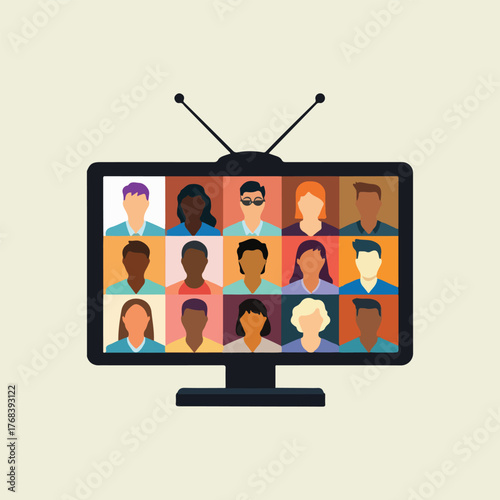 World Television Day Vector Collection Featuring Modern Broadcast, Streaming, Newsroom, Family Watching TV, and Global Media Connection Concepts