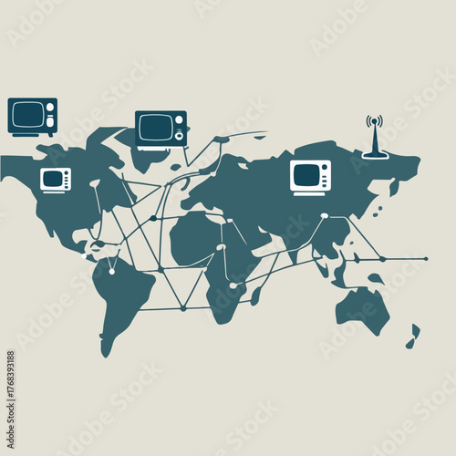 World Television Day Vector Collection Featuring Modern Broadcast, Streaming, Newsroom, Family Watching TV, and Global Media Connection Concepts