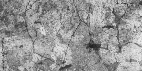 Texture of a concrete wall with cracks and scratches which can be used as a background, canicule et grosse chaleur, old broken cracked asphalt texture, Cracks in the dried soil in arid season texture.