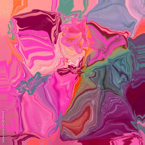 Abstract and psychedelic style digital artwork used as a desktop or device background.