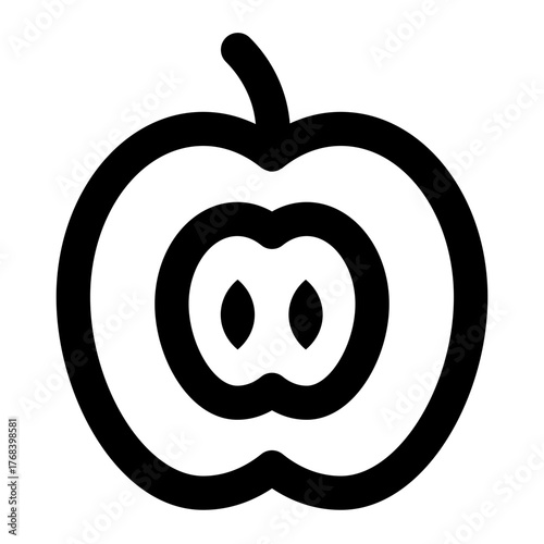 apple icon for illustration