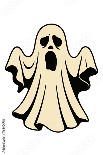 Scary ghost (mp4) created using e technology