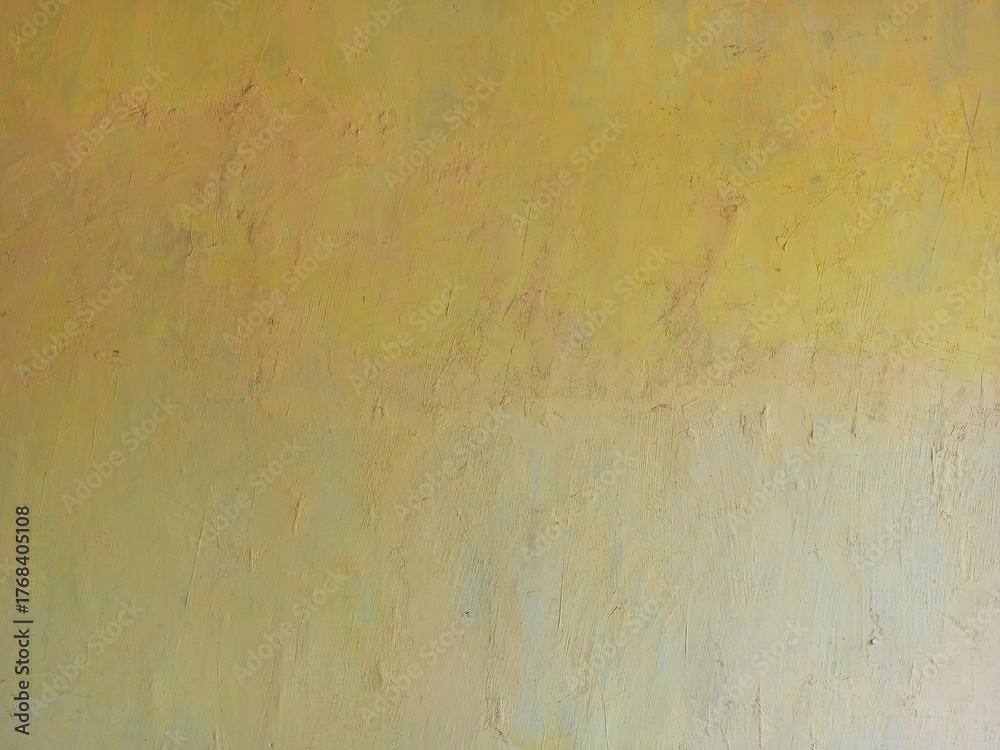 Obraz premium Rough Yellow Plaster Wall Grunge Texture Background