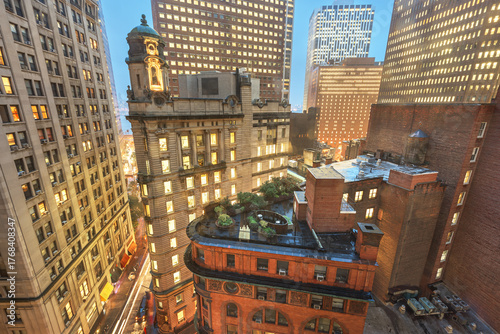 Tableau sur toile Lower Manhattan Buildings 599
