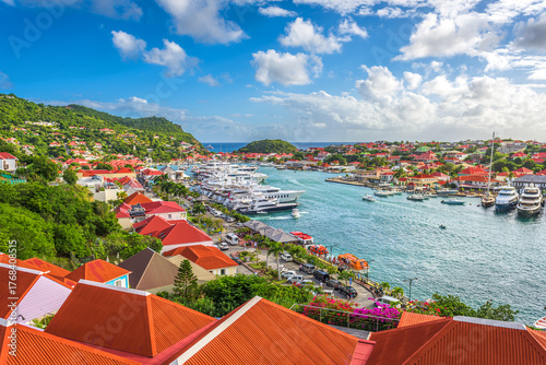 Photos Gustavia, St. Barths Town Skyline at the Harbor 563