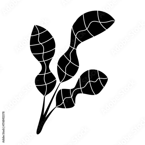 Filled style icon representing a moral leave