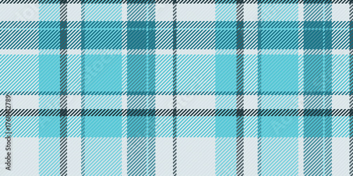 Seamless aqua and gray plaid pattern.  Perfect for textile design, website backgrounds, or crafting projects. This versatile image offers a clean, modern feel with a touch of rustic charm.