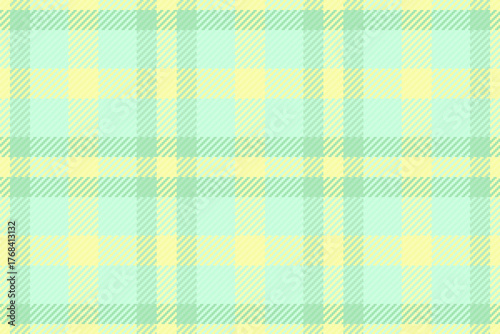 Top pattern check seamless, cool textile texture fabric. Printout plaid background tartan vector in light and lime colors.