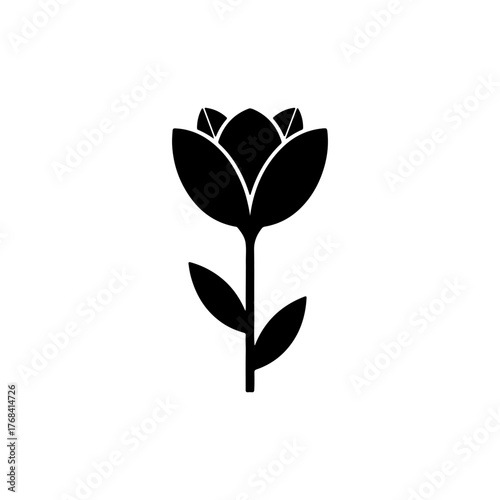 vector illustration of a flower plant