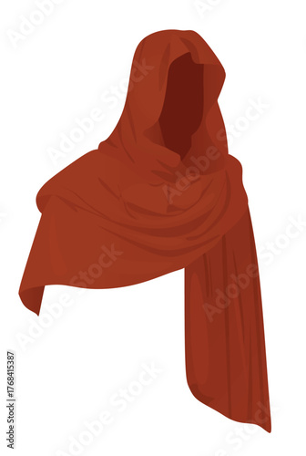 Hacker avatar silhouette. vector illustration	