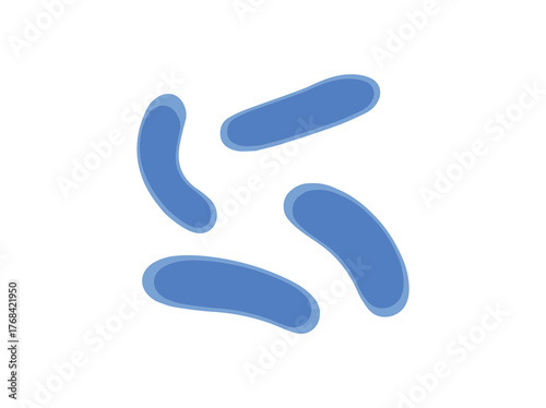 Lactobacillus Bacteria Illustration

