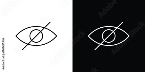 Sensitive content icon editable vector stroke for web designs