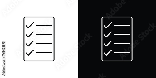 Guidelines icon editable vector stroke for web designs