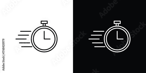 Express icon editable vector stroke for web designs