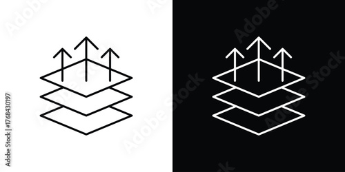 Breathable icon editable vector stroke for web designs