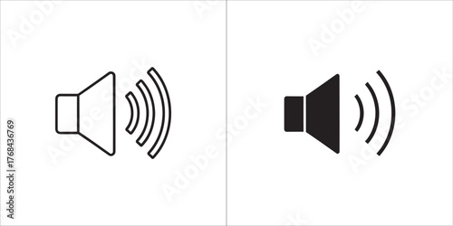 Computer power supply unit with 500w in outline and glyph style