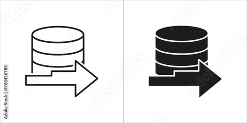 Computer power supply vector illustration