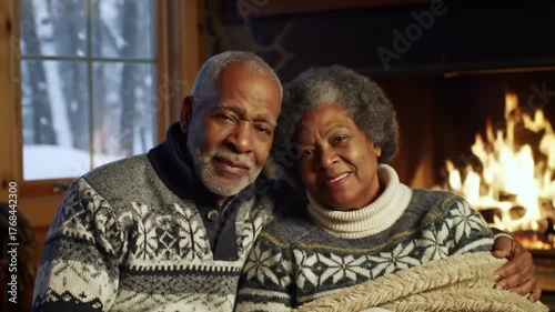 portrait of a senior couple