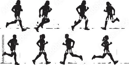 Urban City Runner Silhouette Collection