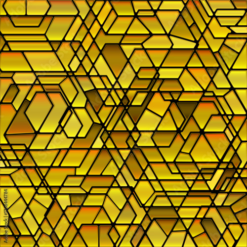 abstract vector stained-glass mosaic background