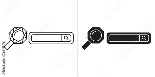 Perforated metal sheet in two different styles