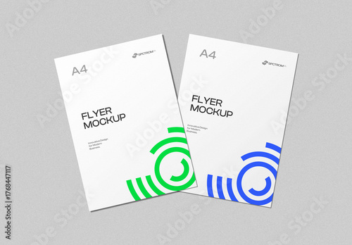 Flyer Mockup Set Template