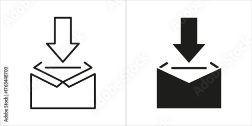 Shield icon in black and white