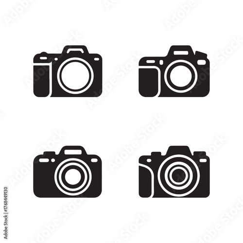 Photography DSLR Tools Solid Icons