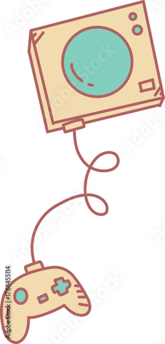 An arcade game machine console