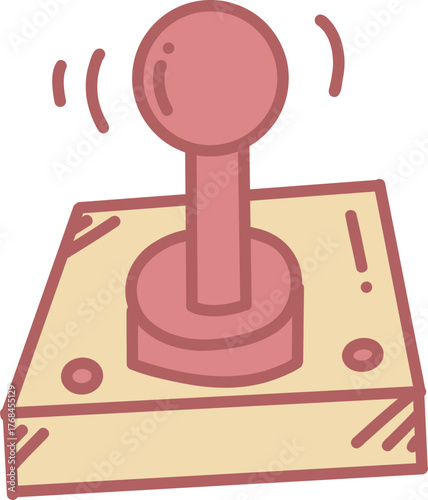 An arcade game machine console