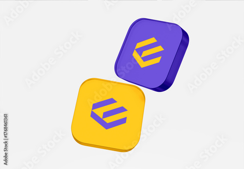 App Icon Logo Mockup PSD Template