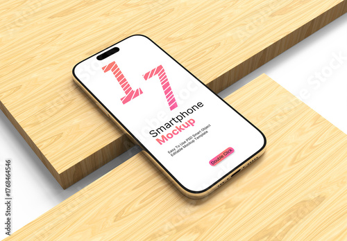 Smartphone Screen Mockup PSD Template